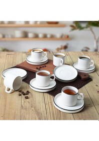 Resim Simply Stackable Çay Takımı 12 Parça 6 Kişilik 19985 Beyaz 