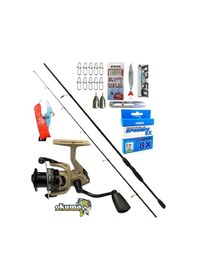 Resim Okuma Outrax 3000 244cm 15-40gr Okuma Wave Power Kıyı Spin Olta Takımı Seti 