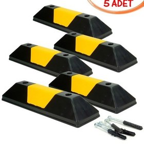 Resim Araba Park Stoperi Plastik Otopark Araç Stoperi Araç Lastik Durdurucu Evelux 12235 Ub 5 Adet 