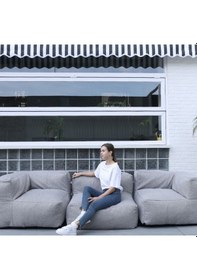 Resim Good Night Lefkoşa Dolgulu Yeni Nesil Kanepe 3 Kişilik Gri 