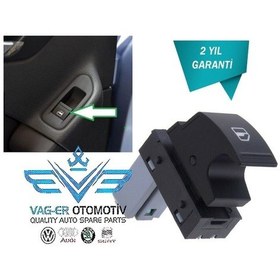Resim Touareg 2003-2006 Ön Sağ Cam Açma Düğmesi Tuşu 7l6959855b 