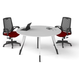 Resim Pierro Ofis Alaska Yuvarlak Toplantı Masası 