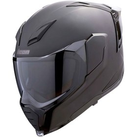 Resim Icon Ultraflite Rizz Rizz 3 Mıps Kapalı Motosiklet Kaskı Siyah 
