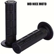 Resim Cloudstore Wd Nıce Moto 7/8" Atv Tutamakları - Siyah Yumuşak Motosiklet Kavrama 