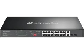 Resim Ds1018gmp 16 Port 10-100-1000 Poe + Switch Hub 2 Port Sfp Çelik Kasa Rack Mount-114736 