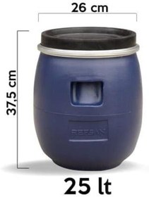 Resim Genel Markalar Plastik Varil Mavi Bidon 25 litre 