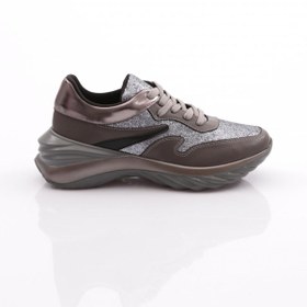 Resim Dgn Kadın Bağcıklı Sneaker Ayakkabı Gri 85133410 
