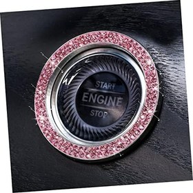 Resim PartyKindom Araba Gövdesi Kapağı Araba Jantları Direksiyon Kilidi Araba Lastiği Buton Kontak Anahtarı Kapağını Başlat Tekerlekli Ev Araba Montajı Araba Direksiyonu Pembe 