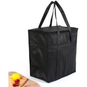 Resim Taşınabilir Termal Yalıtımlı Öğle Yemeği Çantası Katlanır Piknik Çantası Tote Soğutucu Buz Paketi 43cm Çok Renkli 