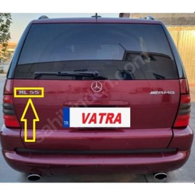 Resim Ml55 Amg Ml55 Siyah Bagaj Yazısı 