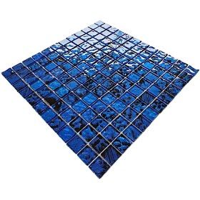 Resim MozaiKristaL Banyo Ve Iç Dekorasyonda Tüm Yüzeyler Için 23*23*4 Mavi Kristal Mozaik (11 FİLE= 1 M2 FİYATIDR) 
