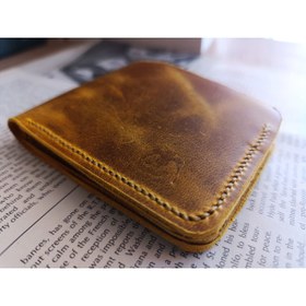 Resim Mahfuz Gerçek Deri Tamamen El Emeği Cüzdan 22cm*8cm * 1 Banknot Alanı 4 Kart Bölmesi ZMR2 