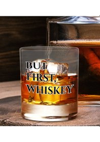Resim Bk Gift Kişiye Özel İsimli Dtf But First Whiskey Tasarımlı Viski Kadehi, Arkadaşa Hediye, Sevgiliye Hediye Kobitmeyencom30376 Bk Gift 