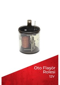 Resim Bakır Sargı 10 Ampule Kadar Dayanıklı 12 Volt Oto Sinyal Flaşörü 