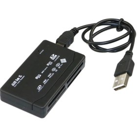 Resim Alfais 4296 Usb Hub Micro Sd Xd Mmc Ms Cf Tf Mini M2 Combo Kart Okuyucu 