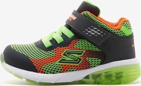 Resim Skechers Rapid Charge - Movrux Küçük Erkek Çocuk Gri Işıklı Bot 402032N Cclm 