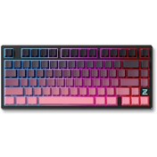 Resim Mchose Z75S %75 Rgb Kablosuz Hotswap Siyah – Pembe Mekanik Gaming Klavye (MC-Z75S-9) 