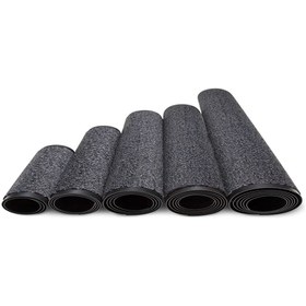 Resim Ehil Halı Siyah Gri Nem Alıcı Toz Kontrol Paspası 90x150 