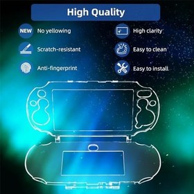 Resim OSTENT Sony PS Vita PSV 2000 PCH-2000 için Koruyucu Şeffaf Kristal Sert Koruma Kılıfı 