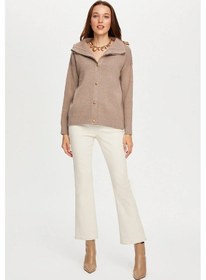 Resim Faik Sönmez Kadın Hırka Uw26trh010 Vizon 