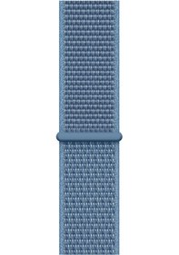 Resim Apple Watch Uyumlu Spor Loop Kordon Pastel Mavi - 38 - 40 - 41 - (42-Watch-10 - 11)mm M/L 