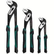 Resim 3 adet Set (20.32/25.4/30.48 cm) Profesyonel Ayarlanabilir Su Pompası Pense, Ev Dekorasyonu, Aile Onarımı, Tesisat, Vida ve Somun Tutma için Uygun 