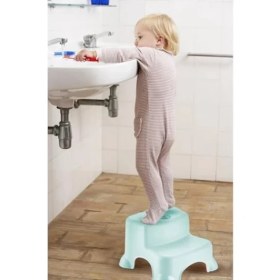 Resim Hakay Çok Amaçlı Katlı Basamak, Mint Yeşili Renk, Kullanışlı Tasarım 