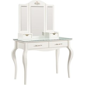 Resim Meltem Kids Prestij Krem Genç Odası Makyaj Masası 