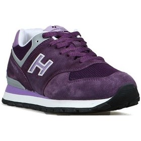 Resim Hammer Jack Hakiki Deri Lazer-Lila Kadın Spor Ayakkabı - 550982208 Çok Renkli 