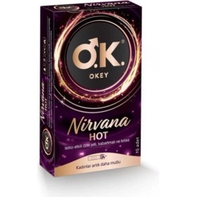 Resim Okey Nirvana Hot 10'lu Prezervatif 