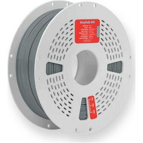 Resim Tinylab 3d 1.75 Mm Gri Pla Filament - Combo Uyumlu Makara 