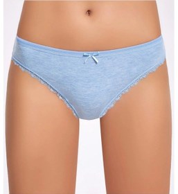 Resim Melanjlı Dantelli Kadın Bikini Külot 5 Adet 001 