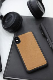 Resim Guard Taba Hakiki Deri iPhone X \u002F XS Kılıfı 