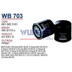 Resim Wunder Wb703 Mazot Filtresi - Mercedes 124 Kasa Vito-Sprinter E.M 540135964 