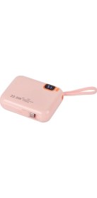 Resim İXtech IX-PB024 10.000 Mah 22.5W Hızlı Şarj Powerbank Taşınabilir Şarj Cihazı - Pembe 