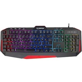Resim Roses Store Rampage Kb-Rx7 Alpor Pro Siyah Usb Rgb Aydınlatmalı Q Gaming Oyuncu Klavyesi 