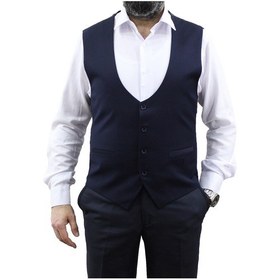 Resim Mentor Regalo Büyük Beden U Yaka Yelek Laci̇Vert 550177 
