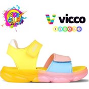 Resim Vicco Laura Ortopedik Işıklı Çocuk Sandalet Sarı 