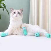 Resim 4 Ayarlanabilir Silikon Kedi Pati Koruyucuları - Çizik ve Diş İtiye Karşı Dayanıklı, Bakım, Banyo ve Tıraş İçin İdeal - Tırnak Kesimleri ve Ayak Çürüklüğü Önler, Rahat Bakım Deneyimi Sağlar, Kedi Aksesuarları, Pil Olmadan 