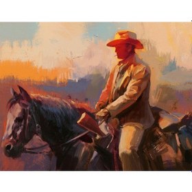 Resim 5d Dıy Kare/yuvarlak Elmas Çapraz Dikiş "kovboy" Nakış Su Elmas Mozaik Ev Dekorasyon Hediye Full Round 20x30cm 