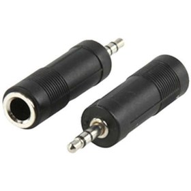 Resim nilestrem 6.3mm Dişi - 3.5mm Erkek Stereo Jak 6,3mm To 3,5mm Dönüştürücü Jack 