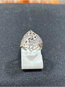 Resim Firuze Gümüş Zirkon Taşlı Gümüş Kadın Yüzük F16001119 