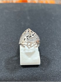 Resim Firuze Gümüş Zirkon Taşlı Gümüş Kadın Yüzük F16001119 