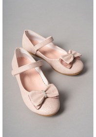 Resim EPAAVM - Boğma Fiyonk Pudra Star Kız Çocuk Ayakkabı - EYL1506S Pudra 