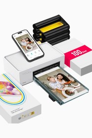 Resim Liene 10x15 cm Wi-Fi Fotoğraf Yazıcısı, 100 Yaprak Set, 300 DPI 