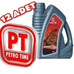 Resim Petro Tıme 20w-50 Motor Yağı 12 X 1 Lt = 12 Litre 