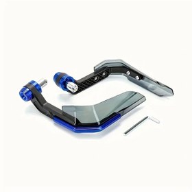 Resim Dream011 Evrensel Mavi Motosiklet Koruma Rüzgar Savar Aerodinamik El Koruyucu 