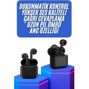 Resim Techno Stock Kablosuz Bluetooth Kulaklık Tws Pro5 Kulaklık Anc Özelliği Dokunmatik Kontrol 