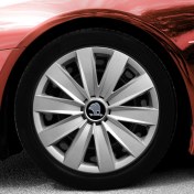 Resim Rand Auto Skoda Scala 16 Inç Uyumlu Jant Kapağı Amblemli Gri 4'lü Takım 132 