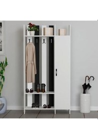 Resim Portmanto Paris Beyaz 